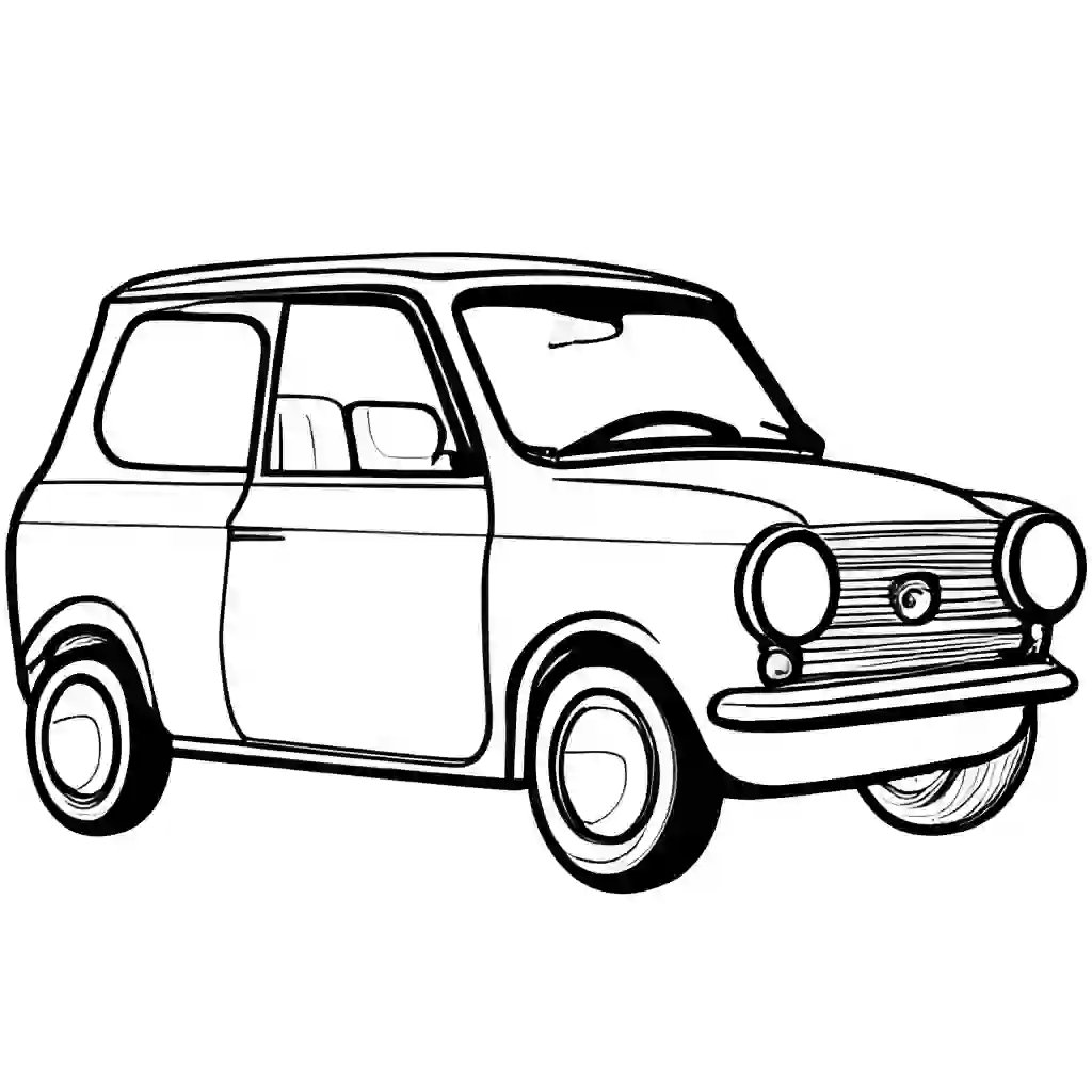 Micro Car coloring pages